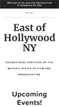 Mobile Screenshot of eastofhollywoodny.com