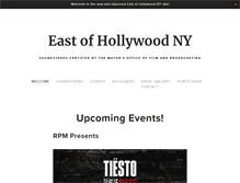 Tablet Screenshot of eastofhollywoodny.com